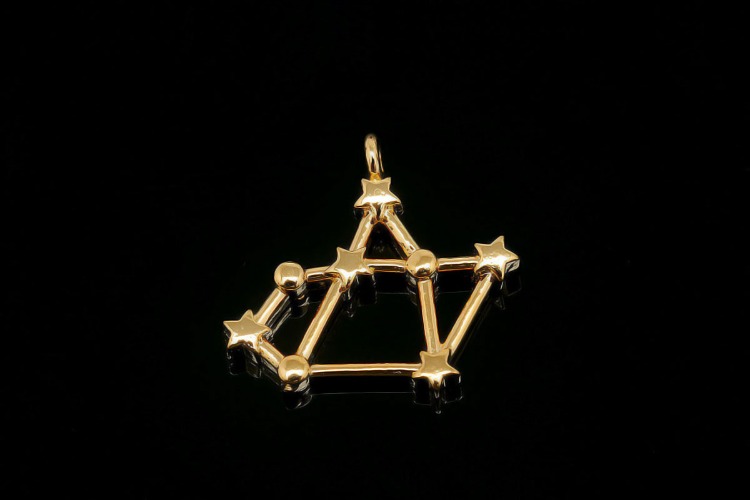 B015-Gold Plated-(1piece)-Sagittarius-Zodiac Charms,Horoscope Sign Necklace Charms,Constellation Necklace Pendant,DIY Jewelry Making Accessories-Wholesale Zodiac, [PRODUCT_SEARCH_KEYWORD], JEWELFINGER-INBEAD, [CURRENT_CATE_NAME]
