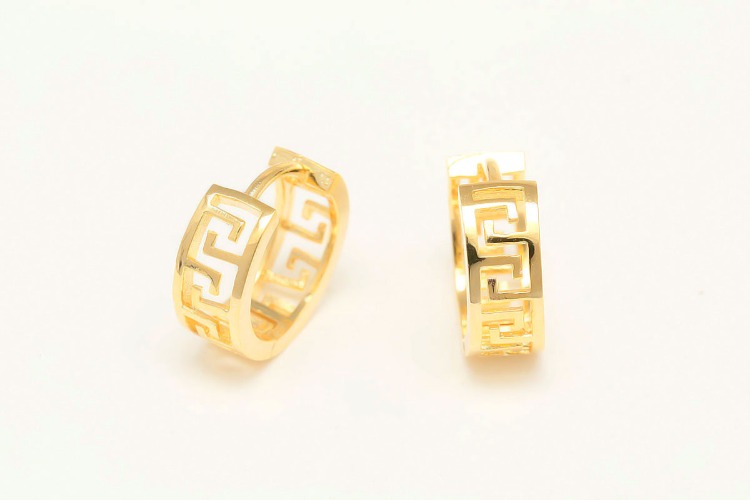 [W] K928-Gold Plated (10pairs)-12.5mm Round Lever Back Earrings,Unique Round Hoop Earrings,Minimalist Earring-Nickel Free, [PRODUCT_SEARCH_KEYWORD], JEWELFINGER-INBEAD, [CURRENT_CATE_NAME]