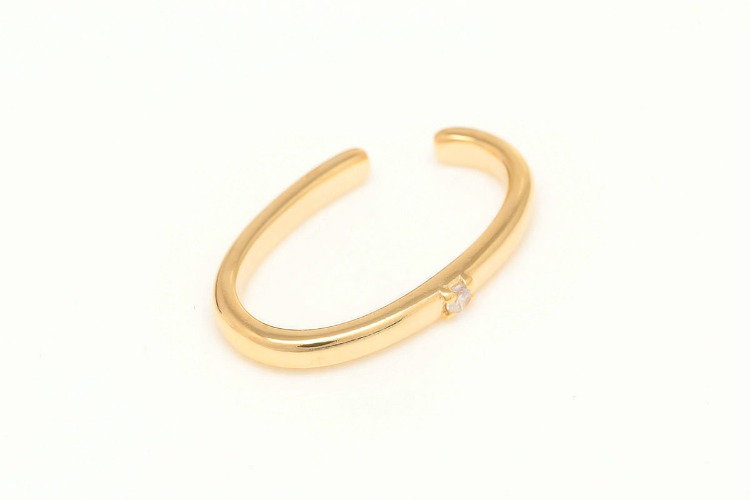 [W] K197-Gold Plated (10pairs)-23mm CZ Earrings,Everyday Fine Jewelry Gifts,Minimalist Ear Cuff,Unique Earring,Nickel Free, [PRODUCT_SEARCH_KEYWORD], JEWELFINGER-INBEAD, [CURRENT_CATE_NAME]