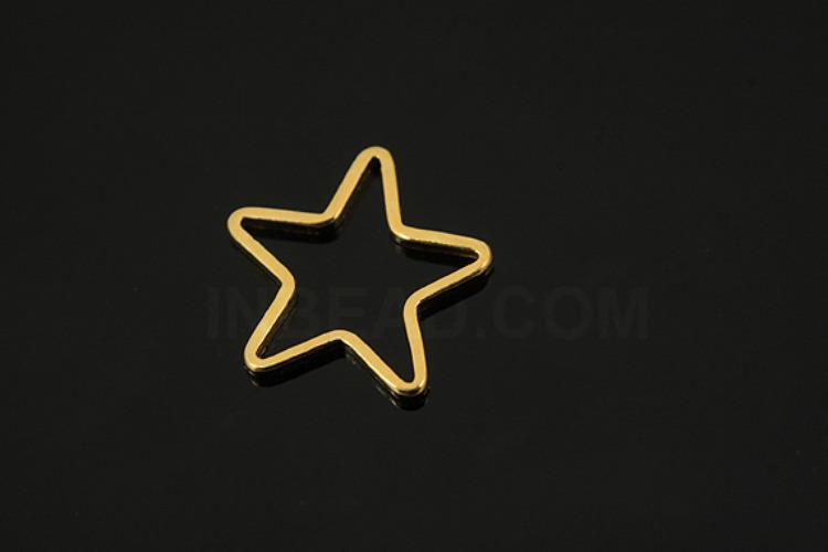 [W] V244-Gold Plated-(10pcs)-11.2mm Star Silver Beads-Wholesale Silver Beads, [PRODUCT_SEARCH_KEYWORD], JEWELFINGER-INBEAD, [CURRENT_CATE_NAME]