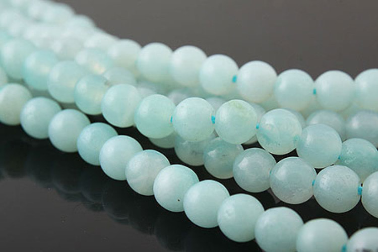 G015-Amazonite Round 4.5mm (10pcs) Amazonite  Loose Round Beads for Jewelry, [PRODUCT_SEARCH_KEYWORD], JEWELFINGER-INBEAD, [CURRENT_CATE_NAME]