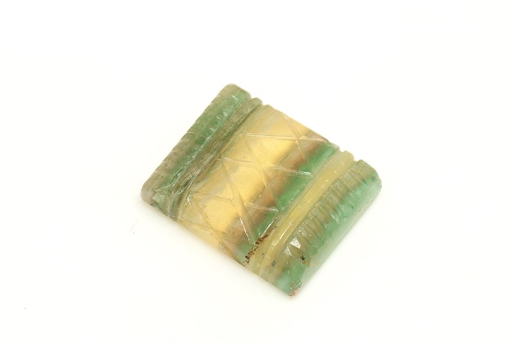 G017-Natural Multi Fluorite Carving Beads (1piece)-NO.1, [PRODUCT_SEARCH_KEYWORD], JEWELFINGER-INBEAD, [CURRENT_CATE_NAME]