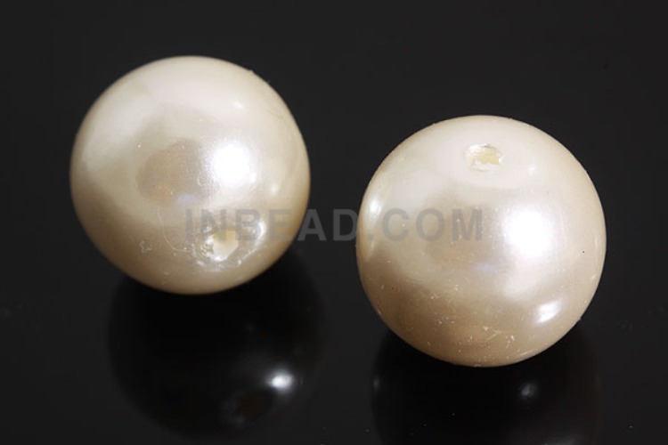 [W] 초자진주04-Glass Pearl-(1Strand)-16mm Glass Pearl-Wholesale Pearl, [PRODUCT_SEARCH_KEYWORD], JEWELFINGER-INBEAD, [CURRENT_CATE_NAME]