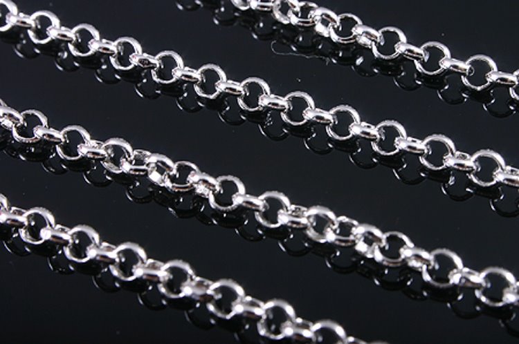 [W] A018-2.5mm BL Chain-Ternary Alloy Plated (20M), [PRODUCT_SEARCH_KEYWORD], JEWELFINGER-INBEAD, [CURRENT_CATE_NAME]
