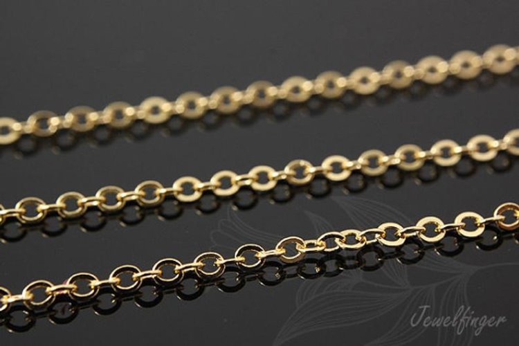 [W] A045- 235SF Chain- Gold Plated (20M), [PRODUCT_SEARCH_KEYWORD], JEWELFINGER-INBEAD, [CURRENT_CATE_NAME]