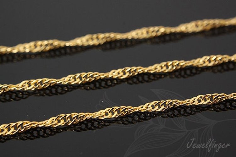 [W] A043- D125-HM Chain-Gold Plated (20M), [PRODUCT_SEARCH_KEYWORD], JEWELFINGER-INBEAD, [CURRENT_CATE_NAME]