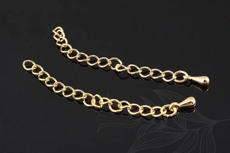 B531-Gold Plated-Extension Chain (10pcs), [PRODUCT_SEARCH_KEYWORD], JEWELFINGER-INBEAD, [CURRENT_CATE_NAME]