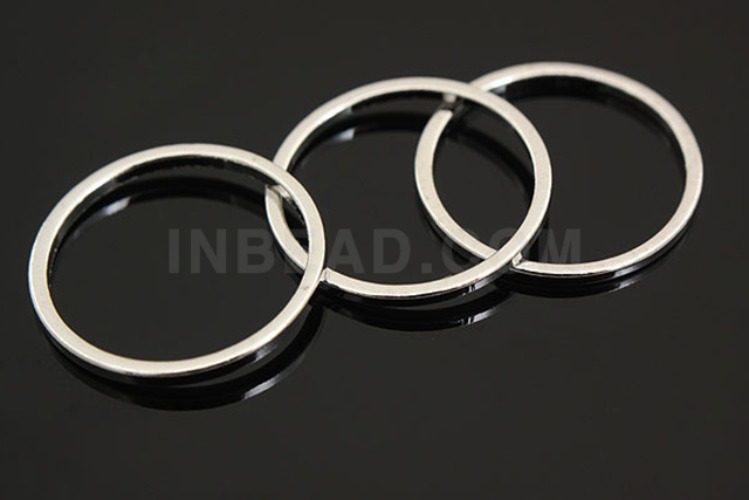 [W] B234-Ternary Alloy Plated 16mm Slice Pipe Ring (100 pcs), [PRODUCT_SEARCH_KEYWORD], JEWELFINGER-INBEAD, [CURRENT_CATE_NAME]