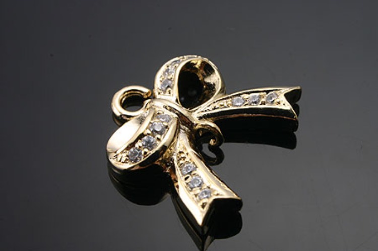 H550- Gold plated Ribbon pendant ( 1 piece ), [PRODUCT_SEARCH_KEYWORD], JEWELFINGER-INBEAD, [CURRENT_CATE_NAME]