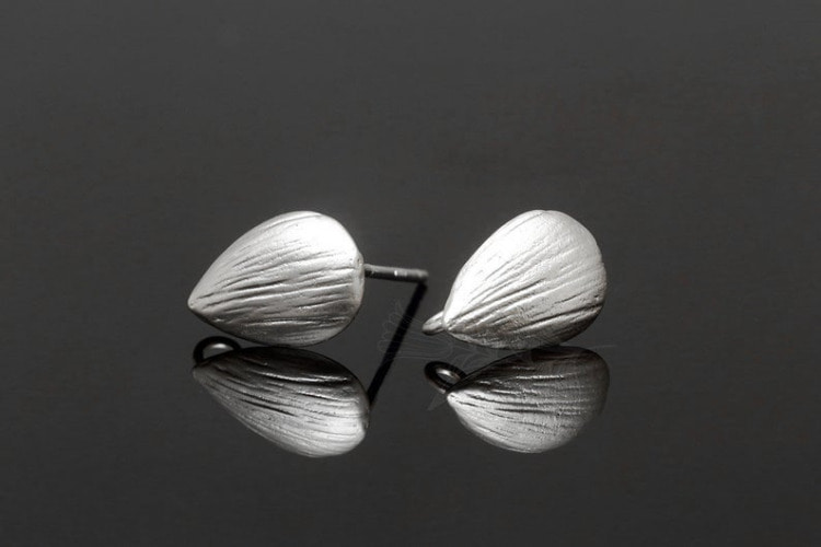[W] M1806-Matt Rhodium Plated (10pairs)-Tear Drop Earrings-Water Drop Earrings-Tiny Stud Earrings-Silver Post, [PRODUCT_SEARCH_KEYWORD], JEWELFINGER-INBEAD, [CURRENT_CATE_NAME]