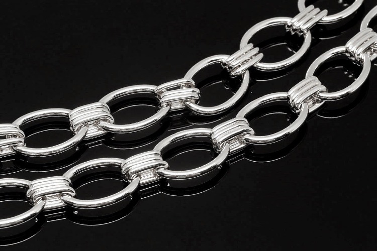 A520-Rhodium Plated 2953 Chain (50CM), [PRODUCT_SEARCH_KEYWORD], JEWELFINGER-INBEAD, [CURRENT_CATE_NAME]