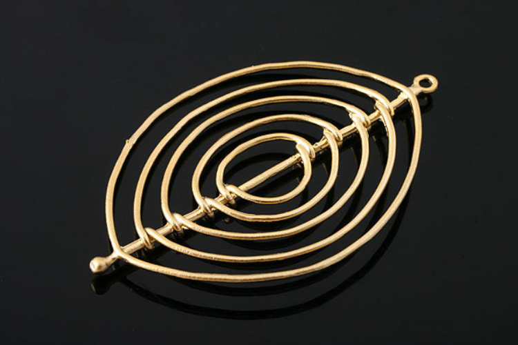 H307-Matt Gold Plated-(2pcs)-Wire Pendant, [PRODUCT_SEARCH_KEYWORD], JEWELFINGER-INBEAD, [CURRENT_CATE_NAME]