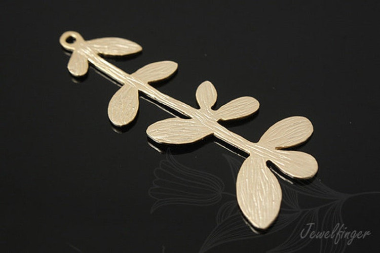 [W] H707-Matt Gold Plated-(20 pcs)-Leaf Pendant-Jewelry Making-Wholesale Jewelry Finding-Jewelry Supplies-Wholesale Pendant, [PRODUCT_SEARCH_KEYWORD], JEWELFINGER-INBEAD, [CURRENT_CATE_NAME]