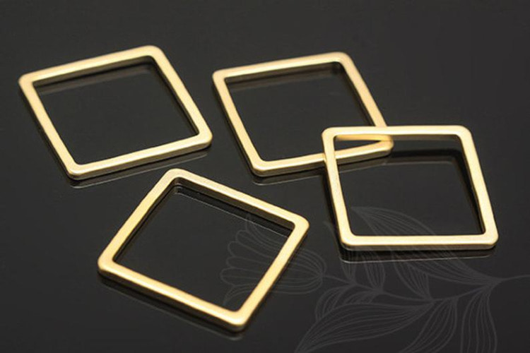 [W] H692-Matt Gold Plated-(80 pcs)-Quadrangle Pendant-Jewelry Making-Wholesale Jewelry Finding-Jewelry Supplies-Wholesale Pendant, [PRODUCT_SEARCH_KEYWORD], JEWELFINGER-INBEAD, [CURRENT_CATE_NAME]