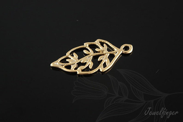 E887-Matt Gold Plated-(2pcs)-Leaf, [PRODUCT_SEARCH_KEYWORD], JEWELFINGER-INBEAD, [CURRENT_CATE_NAME]