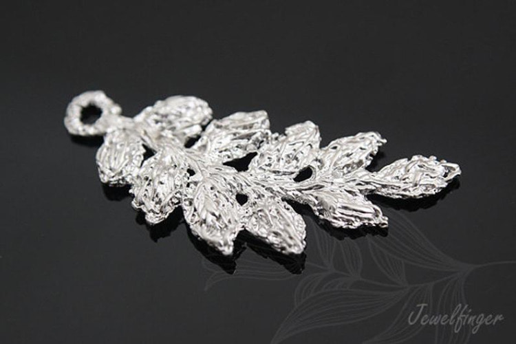 [W]M508-Matt Rhodium Plated-(20pcs)-Leaf-Jewelry Making-Wholesale Jewelry Finding-Jewelry Supplies, [PRODUCT_SEARCH_KEYWORD], JEWELFINGER-INBEAD, [CURRENT_CATE_NAME]