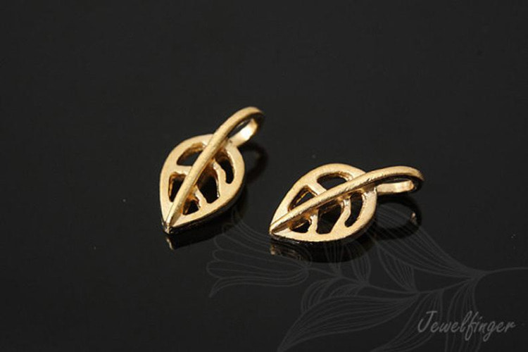 [W] H909-Matt Gold Plated-(50 pcs)-Small Leaf-Jewelry Making-Wholesale Jewelry Finding-Jewelry Supplies, [PRODUCT_SEARCH_KEYWORD], JEWELFINGER-INBEAD, [CURRENT_CATE_NAME]