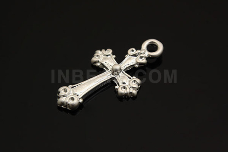M182-Matt Rhodium Plated-(2pcs)-Tiny Cross-Jewelry Making-Wholesale Jewelry Finding-Jewelry Supplies, [PRODUCT_SEARCH_KEYWORD], JEWELFINGER-INBEAD, [CURRENT_CATE_NAME]