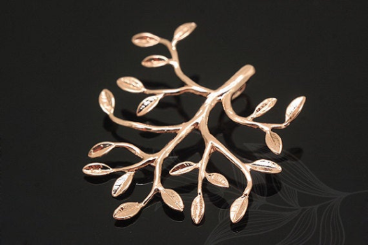 [W] B701-Pink Gold Plated-(20 pcs)-Tree Pendant-Jewelry Making-Wholesale Jewelry Finding-Jewelry Supplies-Wholesale Pendant, [PRODUCT_SEARCH_KEYWORD], JEWELFINGER-INBEAD, [CURRENT_CATE_NAME]