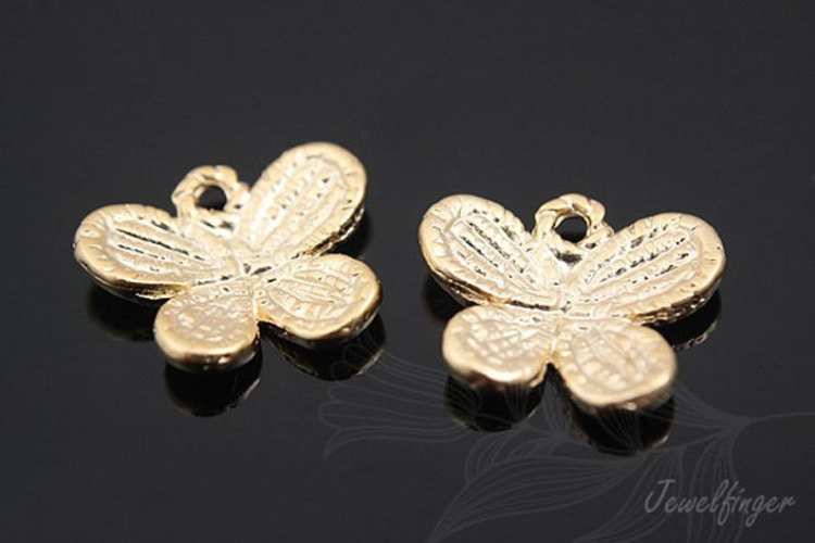 M169-Matt Gold Plated-(2pcs)-Butterfly-Jewelry Making-Wholesale Jewelry Finding-Jewelry Supplies, [PRODUCT_SEARCH_KEYWORD], JEWELFINGER-INBEAD, [CURRENT_CATE_NAME]
