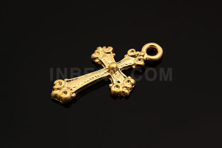 M181-Matt Gold Plated-(2pcs)-Tiny Cross-Jewelry Making-Wholesale Jewelry Finding-Jewelry Supplies, [PRODUCT_SEARCH_KEYWORD], JEWELFINGER-INBEAD, [CURRENT_CATE_NAME]