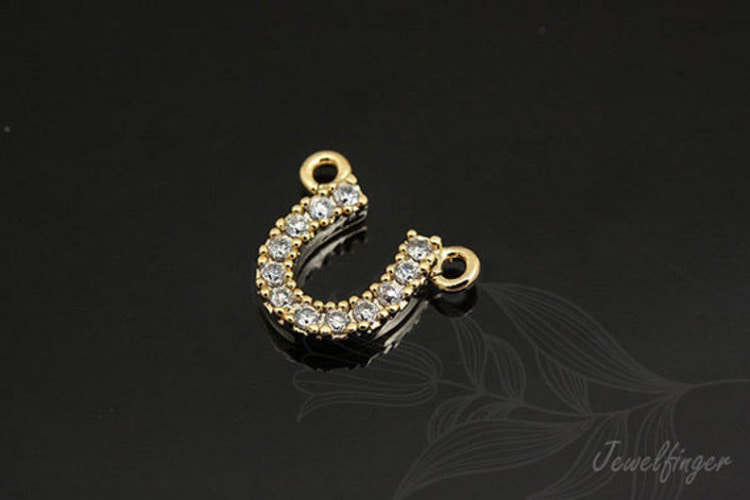 [W]M504-Gold Plated-(10pcs)-CZ Tiny Hoof-Jewelry Making-Wholesale Jewelry Finding-Jewelry Supplies-Pendant-Charm, [PRODUCT_SEARCH_KEYWORD], JEWELFINGER-INBEAD, [CURRENT_CATE_NAME]