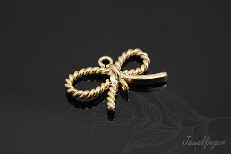 M200-Matt Gold Plated-(2pcs)-Ribbon-Bow Knot-Jewelry Making-Wholesale Jewelry Finding-Jewelry Supplies-Wholesale Charm, [PRODUCT_SEARCH_KEYWORD], JEWELFINGER-INBEAD, [CURRENT_CATE_NAME]