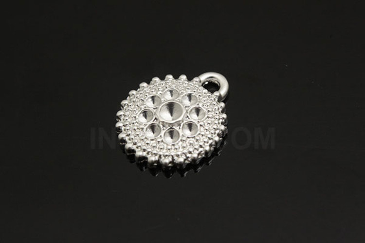 [W]H259-Matt Rhodium Plated-(40pcs)-Circle-Jewelry Making-Wholesale Jewelry Finding-Jewelry Supplies, [PRODUCT_SEARCH_KEYWORD], JEWELFINGER-INBEAD, [CURRENT_CATE_NAME]