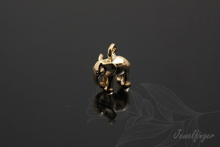M575-Gold Plated-(2pcs)-Tiny Elephant Charm-Jewelry Making-Wholesale Jewelry Finding-Jewelry Supplies-Wholesale Charm, [PRODUCT_SEARCH_KEYWORD], JEWELFINGER-INBEAD, [CURRENT_CATE_NAME]