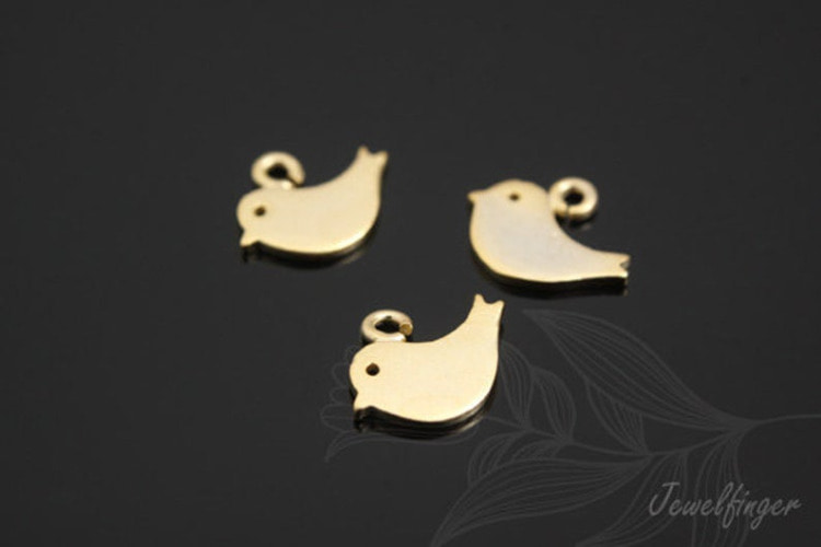 S446-Matt Gold Plated-(4pcs)-Tiny Bird Charm-Jewelry Making-Wholesale Jewelry Finding-Jewelry Supplies-Wholesale Charm, [PRODUCT_SEARCH_KEYWORD], JEWELFINGER-INBEAD, [CURRENT_CATE_NAME]