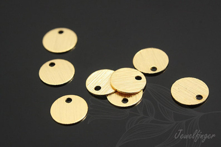 S420-Gold Plated-(10pcs)-6mm Coin Charms-Stamping Blanks Coin-Jewelry Making-Wholesale Jewelry Finding-Jewelry Supplies-Wholesale Charm, [PRODUCT_SEARCH_KEYWORD], JEWELFINGER-INBEAD, [CURRENT_CATE_NAME]