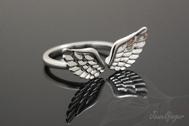 [W]S409-Ternary Alloy Plated-(10pcs)-Wing Ring-Simple Ring-Everyday Jewelry-Free Size, [PRODUCT_SEARCH_KEYWORD], JEWELFINGER-INBEAD, [CURRENT_CATE_NAME]