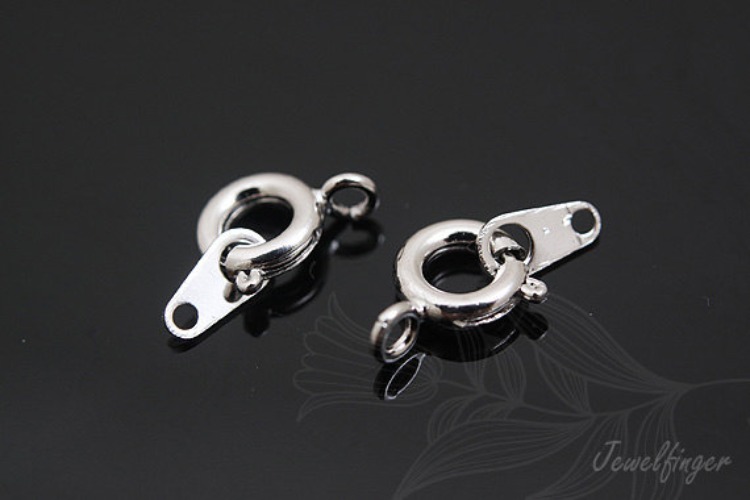[W] B254-Ternary Alloy Plated Spring round clasp(100set), [PRODUCT_SEARCH_KEYWORD], JEWELFINGER-INBEAD, [CURRENT_CATE_NAME]