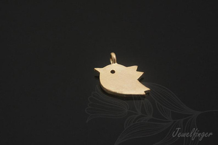 C706-Matt Gold Plated-(2pcs)-Tiny Bird Charm-Lark Charm-Jewelry Making-Wholesale Jewelry Finding-Jewelry Supplies-Wholesale Charm, [PRODUCT_SEARCH_KEYWORD], JEWELFINGER-INBEAD, [CURRENT_CATE_NAME]