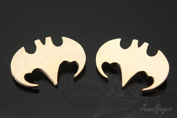 S617-Matt Gold Plated-(2pcs)-Bat Charms-Jewelry Making-Wholesale Jewelry Finding-Jewelry Supplies-Wholesale Charm, [PRODUCT_SEARCH_KEYWORD], JEWELFINGER-INBEAD, [CURRENT_CATE_NAME]