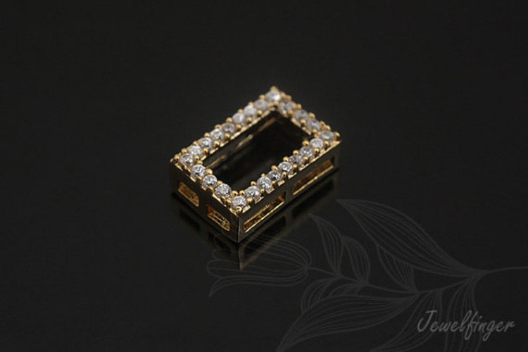 [W]S561-Gold Plated-(10pcs)-Cubic Rectangle Charm-Layered Necklace-Jewelry Making-Wholesale Jewelry Finding-Jewelry Supplies-Wholesale Charm, [PRODUCT_SEARCH_KEYWORD], JEWELFINGER-INBEAD, [CURRENT_CATE_NAME]