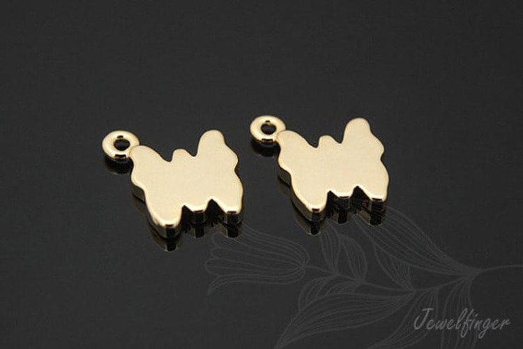 C741-Gold Plated-(2pcs)-Butterfly Charms-Jewelry Making-Wholesale Jewelry Finding-Jewelry Supplies-Wholesale Charm, [PRODUCT_SEARCH_KEYWORD], JEWELFINGER-INBEAD, [CURRENT_CATE_NAME]