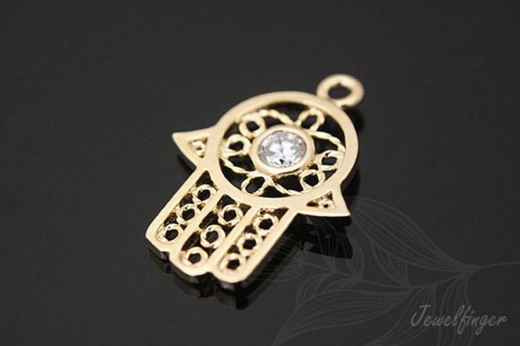 [W]S846-Gold Plated-(20pcs)-Cubic Hamsa Pendant-Jewelry Making-Wholesale Jewelry Finding-Jewelry Supplies-Wholesale Pendant, [PRODUCT_SEARCH_KEYWORD], JEWELFINGER-INBEAD, [CURRENT_CATE_NAME]