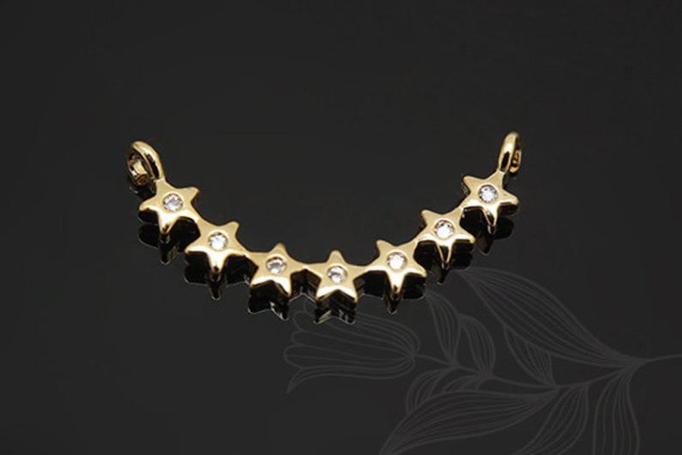 [W] M1016-Gold Plated-(20 pcs)-Cubic Star Pendant-CZ Star Pendant-Wholesale Pendants, [PRODUCT_SEARCH_KEYWORD], JEWELFINGER-INBEAD, [CURRENT_CATE_NAME]