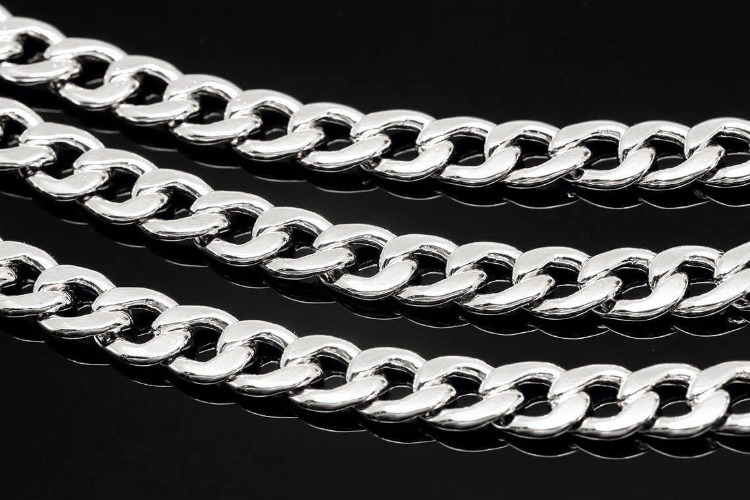 A541-Ternary Alloy Plated 9*6mm 116 NF Chain (1M), [PRODUCT_SEARCH_KEYWORD], JEWELFINGER-INBEAD, [CURRENT_CATE_NAME]