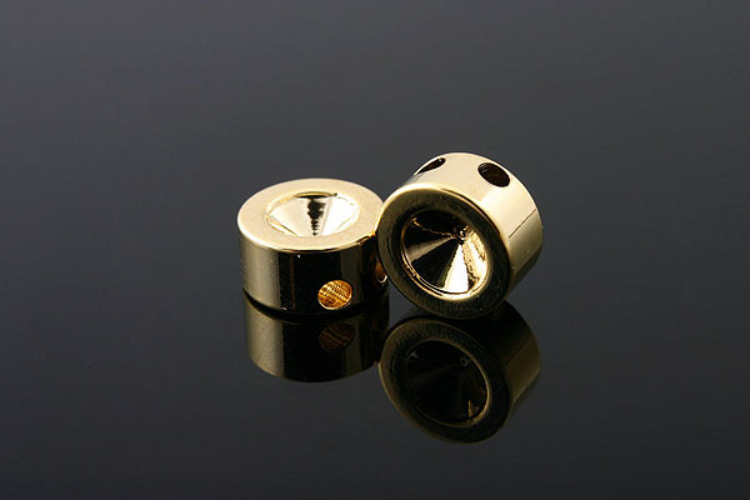 H754-Gold Plated-Circle Metal Beads (2pcs), [PRODUCT_SEARCH_KEYWORD], JEWELFINGER-INBEAD, [CURRENT_CATE_NAME]