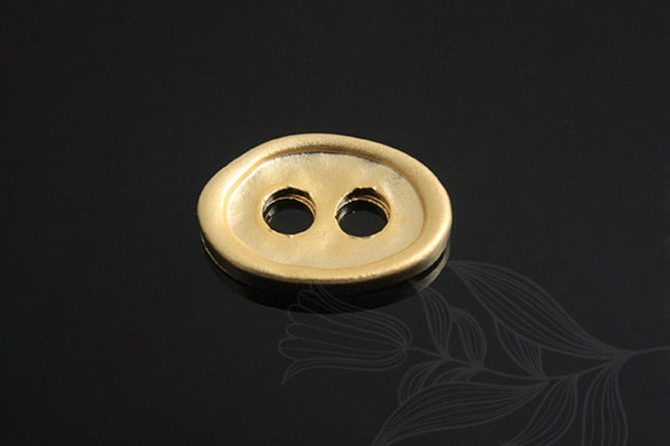 M861-Matt Gold Plated-(2pcs)-Button Beads-Wholesale Metal Beads, [PRODUCT_SEARCH_KEYWORD], JEWELFINGER-INBEAD, [CURRENT_CATE_NAME]