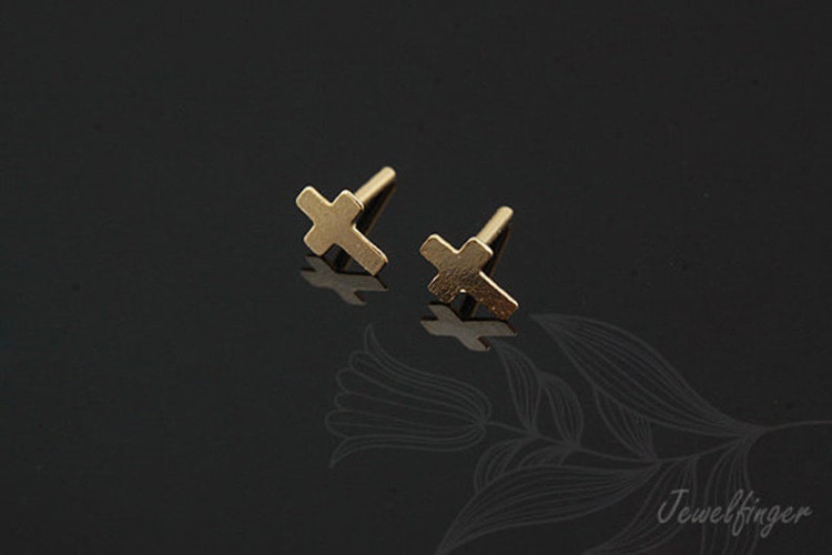 [W] M751-Gold Plated-(50pcs)-Tiny Cross Metal Beads-Wholesale Metal Beads, [PRODUCT_SEARCH_KEYWORD], JEWELFINGER-INBEAD, [CURRENT_CATE_NAME]