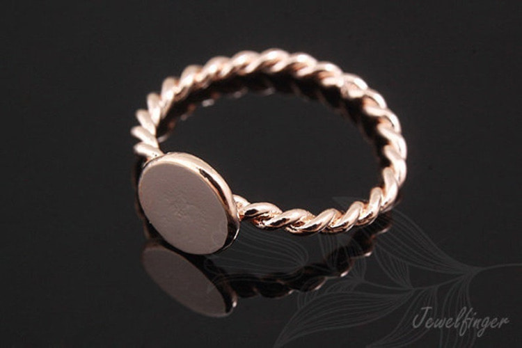 [W] C1111-Pink Gold Plated-(10pcs)-Hand Stamping Ring-Circle Ring Stamping Blank-Simple Ring-Layering Ring-Everyday Jewelry-Wholesale Ring, [PRODUCT_SEARCH_KEYWORD], JEWELFINGER-INBEAD, [CURRENT_CATE_NAME]