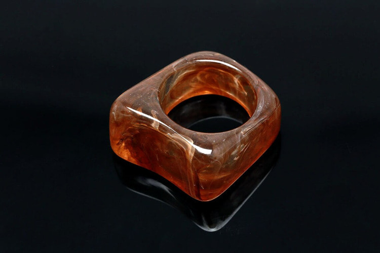 M389-Formica Ring-(1piece)-Formica Ring US Size 6 1/2-Simple Ring-Marble Brown Ring-Unique Ring-Wholesale Ring, [PRODUCT_SEARCH_KEYWORD], JEWELFINGER-INBEAD, [CURRENT_CATE_NAME]