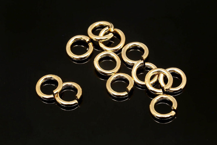 [W] B592-Gold Plated-1.2x4mm O Ring-Open Link (100g), [PRODUCT_SEARCH_KEYWORD], JEWELFINGER-INBEAD, [CURRENT_CATE_NAME]
