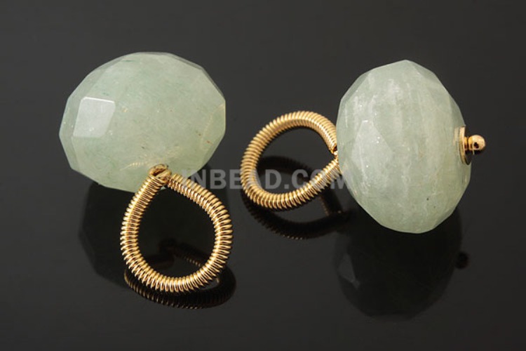 E815-Gold Plated-(1piece)-Natural Jade Pendant-Gemstone Pendant-Wholesale Gemstone, [PRODUCT_SEARCH_KEYWORD], JEWELFINGER-INBEAD, [CURRENT_CATE_NAME]