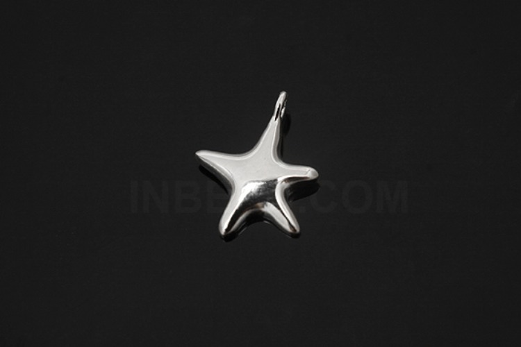 [W] V193-Rhodium Plated-(10pcs)-Star Charms-Wholesale Silver Charms, [PRODUCT_SEARCH_KEYWORD], JEWELFINGER-INBEAD, [CURRENT_CATE_NAME]