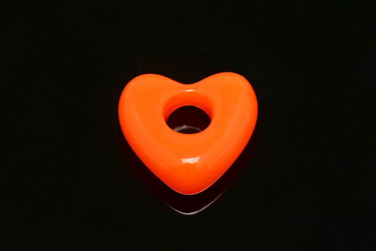 B124-Orange Epoxy-(2pcs)-13*14mm Epoxy Heart Charms,High Quality Resin Heart Pendant,DIY Jewelry Craft Supplies, [PRODUCT_SEARCH_KEYWORD], JEWELFINGER-INBEAD, [CURRENT_CATE_NAME]