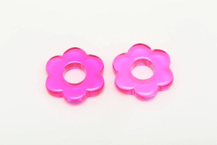 [W] E679-Pink Epoxy-(20pcs)-Flower Epoxy Tiny Charms,High Quality Resin Pendant,DIY Jewelry Craft Supplies, [PRODUCT_SEARCH_KEYWORD], JEWELFINGER-INBEAD, [CURRENT_CATE_NAME]